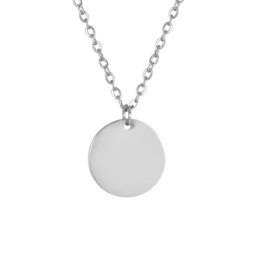 Collar Redondo Plateado