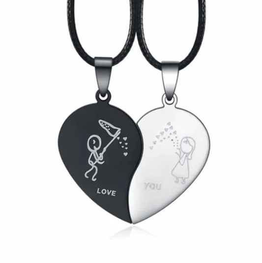 Collar Corazón Pareja