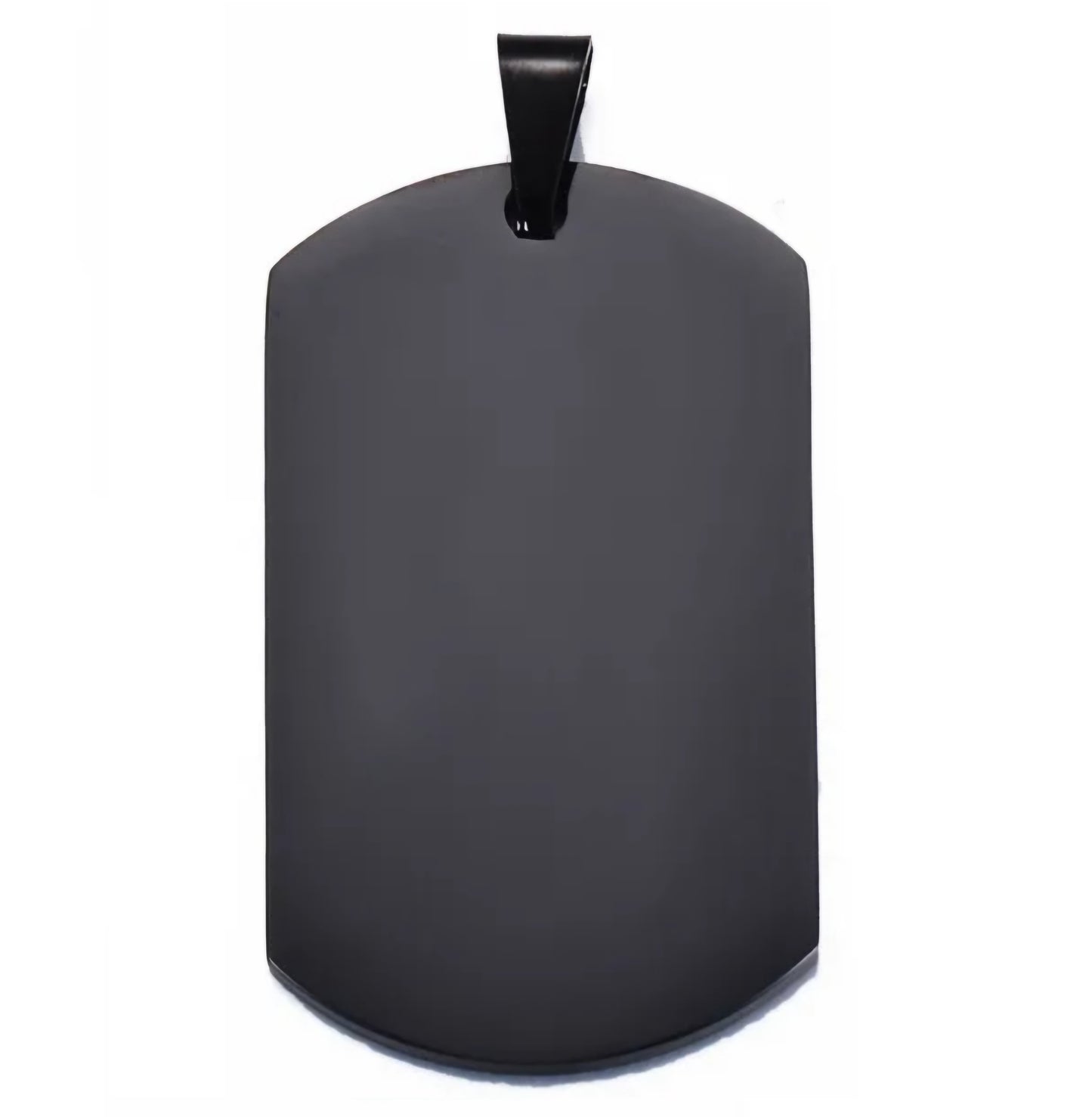Collar Medalla Negra