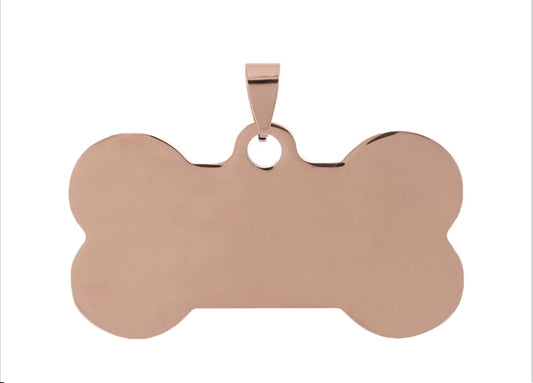 Collar Hueso Oro Rosa