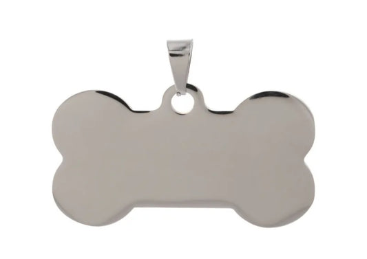 Collar Hueso Plateado