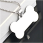 Collar Hueso Plateado