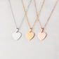 Collar Corazón Plateado