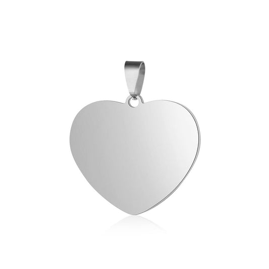 Collar Corazón Plateado