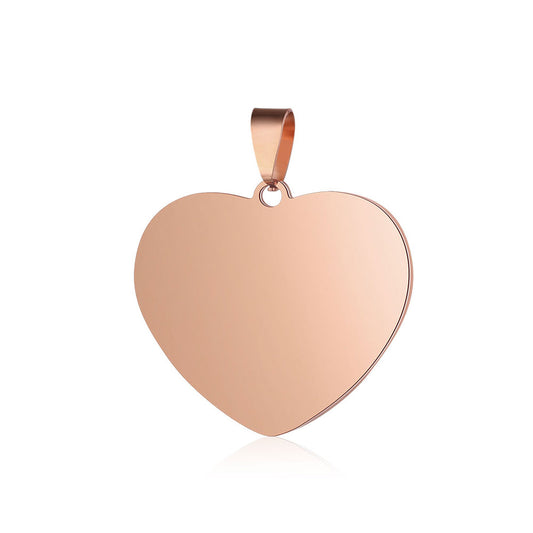 Collar Corazón Oro Rosa