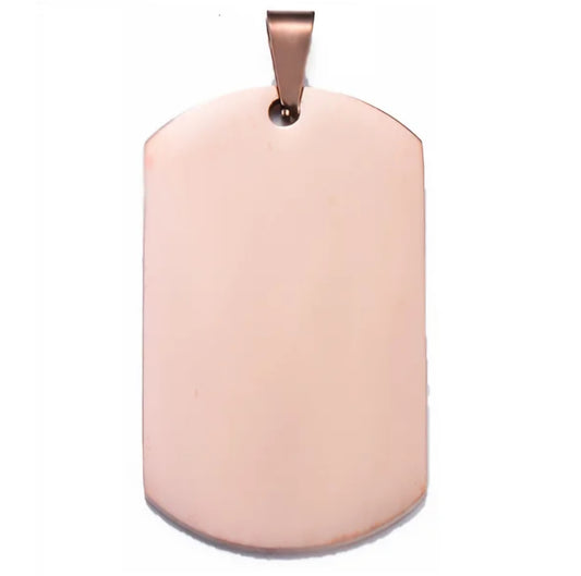 Collar Medalla Oro-Rosa
