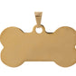 Collar Hueso Dorado
